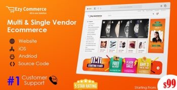 Ezycommerce: Multi Vendor Ecommerce Website & Mobile App Dot Net Core