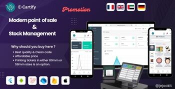 E-Cartify - Flutter Modern Point of Sale - Flutter Stock Management in Laravel + Flutter 1.4