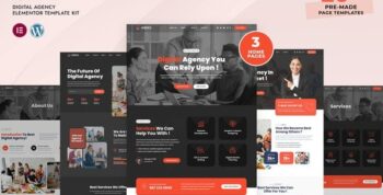 Agence - Digital Agency Elementor Pro Template Kit