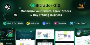 Bitrader - Crypto, Stock and Forex Trading Business WordPress Theme 2.0