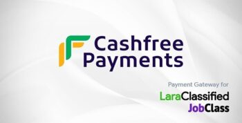 Cashfree Payment Gateway Plugin LaraClassifier and JobClass 2.2.3