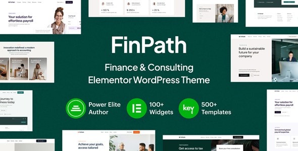 FinPath – Finance & Consulting Elementor WordPress Theme 1.2