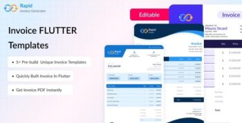 Rapid Invoice Generator - An Effective Invoice Template,Build In Flutter web