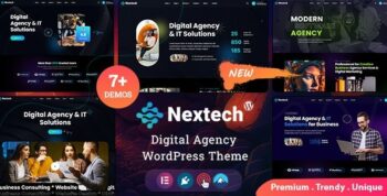 Nextech – Creative Agency & Portfolio WordPress Theme 3.0