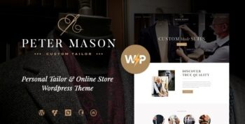 Peter Mason | Custom Tailoring and Clothing Store WordPress Theme 1.4.1