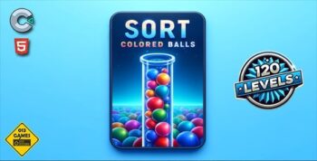 Sort Colored Balls - HTML5 Mobile Game