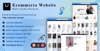 eCommerce - Multi vendor ecommerce Website with Admin panel
