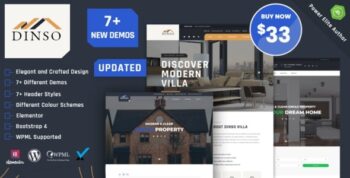 Dinso – Single Property & Apartment WordPress Theme 2.1