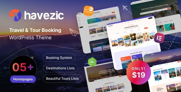Havezic - Travel & Tour Booking WordPress Theme 1.1.4