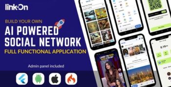 LinkOn – Full Cross-Platform AI Social Network (iOS, Android, & Web)