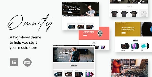 Omnity – Music Store WordPress Theme 1.3.5