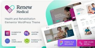 Renew Medical – Physiotherapy & Rehabilitation Clinic Medical WordPress Theme 1.2.1