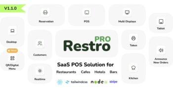 RestroPRO SaaS – POS software for Restaurant, Cafe, Hotel, Food Truck
