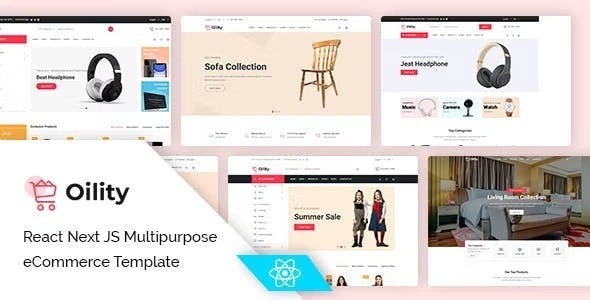 Oility – React Next JS Multipurpose eCommerce Template 3.0.1
