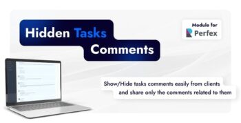 Share / Hide Task Comments Module for Perfex CRM 1.3.1