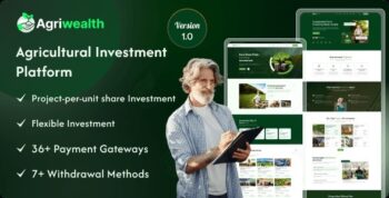 AgriWealth - Agricultural HYIP Investment and Ecommerce Solution 2.0