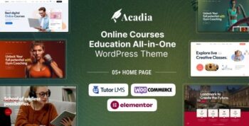 Education WordPress Theme For University & Online Course – Acadia 2.0.0