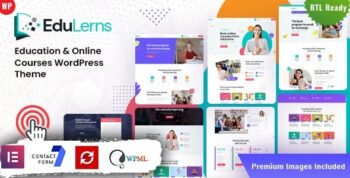 Edulerns – Education WordPress Theme 1.4