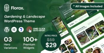 Florax - Lawn Gardening and Landscaping WordPress Theme 1.0.3