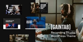 Gaintab - Music Recording Studio WordPress Theme 1.1.11