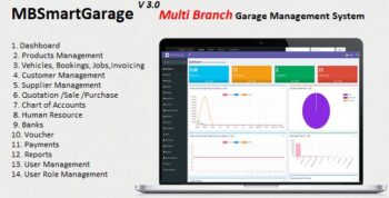 MBSmartGarage – Multi Branch Garage / Workshop Management System 3.0