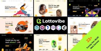 Lottovibe – Online Lotto & Lottery Giveaways WordPress Theme 1.2