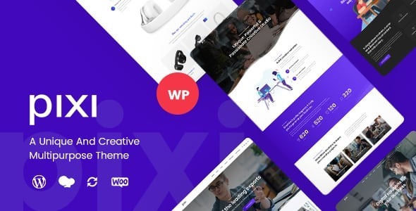 Pixi – Creative Multi-Purpose WordPress Theme 2.0