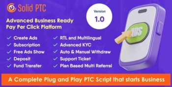 Solid PTC - Advanced Pay Per Click Platform 2.4.1