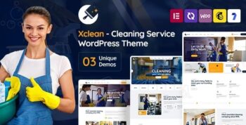 Xcleen – Cleaning Services WordPress Theme 4.4