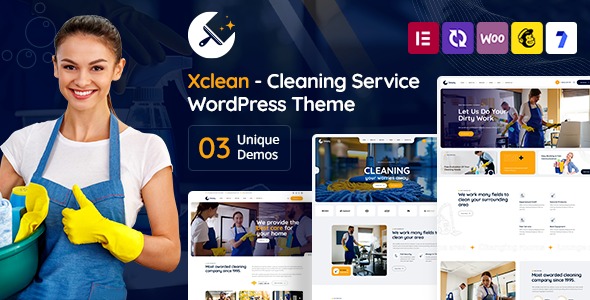 Xclean - Cleaning Services WordPress Theme