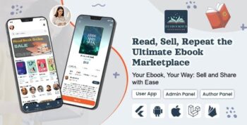 DT-EBookHub: Multivendor Ebook Selling Platform - Flutter App for Android & iOS | Admin & Author Pan