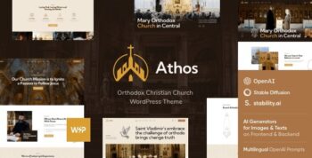 Athos – Orthodox Christian Church WordPress Theme 1.5