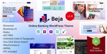 Beja – Banking Finance & Fintech Elementor WordPress Theme 1.5