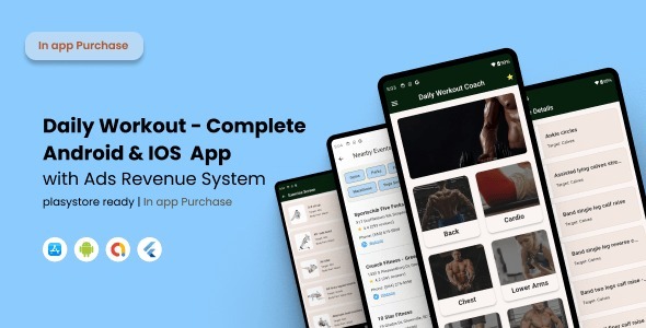 Power Pulse – Workout Exercise Flutter ready to publish with ads 0.0.7