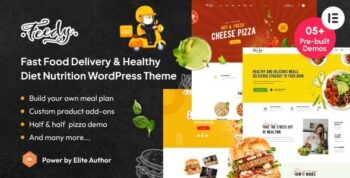 Feedy – Healthy Fast Food Delivery & Diet Nutrition WordPress Theme 2.0.9