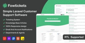 Fowtickets – Simple Customer Support Software With Ticketing System And Knowledge Base 2.1
