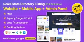 Homeco – Real Estate Directory Listing Laravel Script with Flutter Mobile App (Bundle) 2.0.1