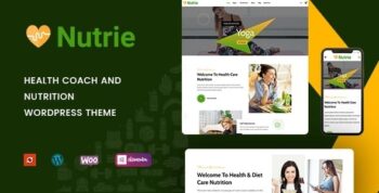 Nutrie – Health Coach and Nutrition WordPress Theme 1.0.9