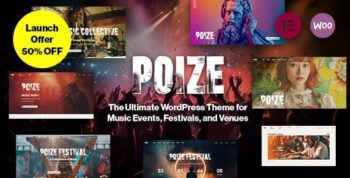 Poize - WordPress Theme for Music Events, Festivals & Venues 1.0.9