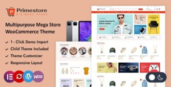 Primestore - Multipurpose Mega Store Elementor WordPress WooCommerce Theme