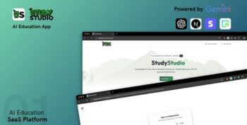 StudyStudio – AI Educational App, Course Helper, Custom AI Tutor Creator SAAS System 1.1