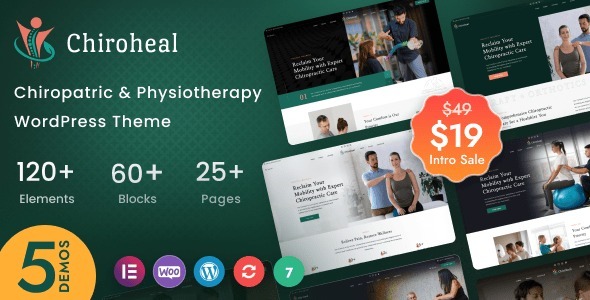 ChiroHeal – Chiropractor & Physiotherapy Wellness WordPress Theme 1.1