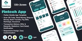 CoinVista - A perfect Fintech App Solution - Flutter Mobile app Template