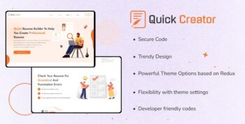 Quick Creator - Dynamic Flutter Web for CV Creation & Cover Letter Generator