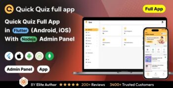 QuickQuiz Full App in Flutter with Node.js Backend | Interactive Quiz App 3.0