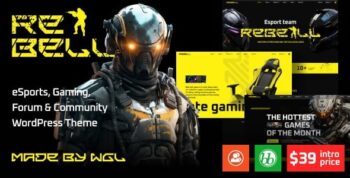 Rebell – eSports & Gaming Forum WordPress Theme 1.0.3