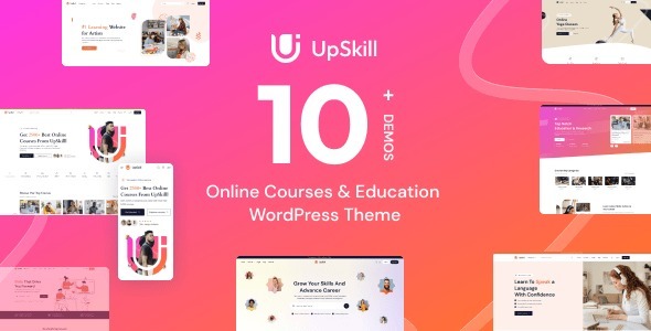 UpSkill – Education Online Courses LMS WordPress Theme 1.0.4