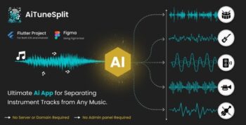 AiTuneSplit – AI separates Instruments from any music easily | Android, iOS | Full Flutter app