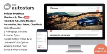 Auto Stars – Car Dealership and Listings WP Theme 3.4