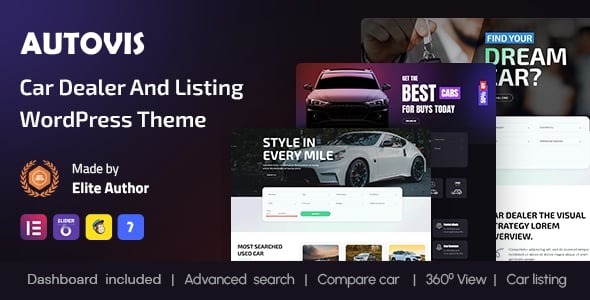 Autovis – Car Dealer & Listing WordPress Theme 1.6